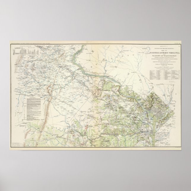 Poster NE Virginia, Washington 1 (Frente)