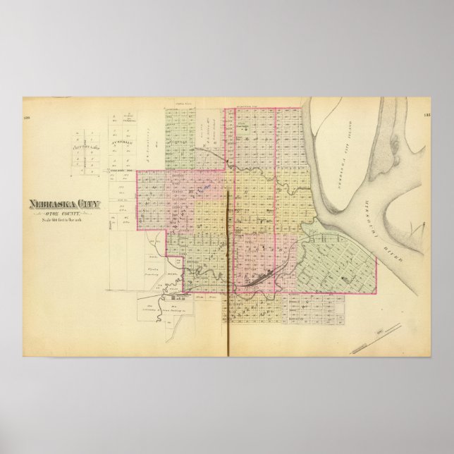 Póster Nebraska City, Nebraska (Frente)