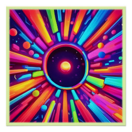 Póster Nebula Burst: Caleidoscópio Cósmico