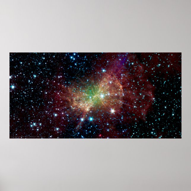 Poster Nebula Dumbbell - Constelação Vulpecula (Frente)