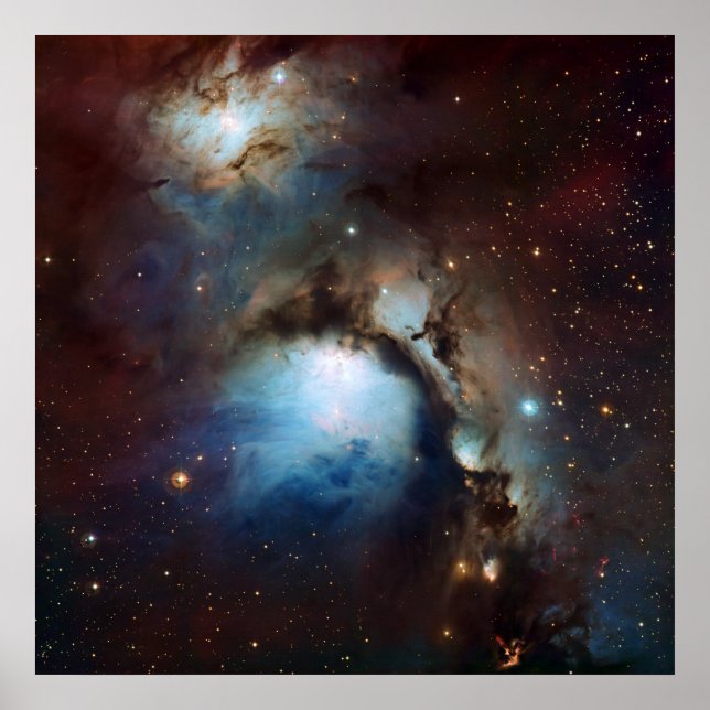 Póster Nebula Messier 78 Astronomia Espacial (Frente)