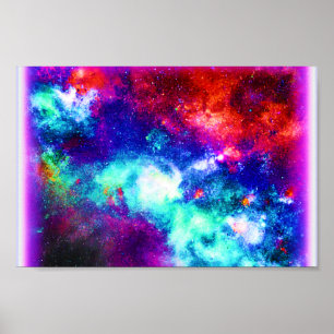 Poster Nebula Stars Digital Art Design. Comprar Agora
