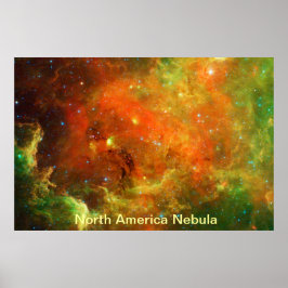 Poster Nebulosa América do Norte
