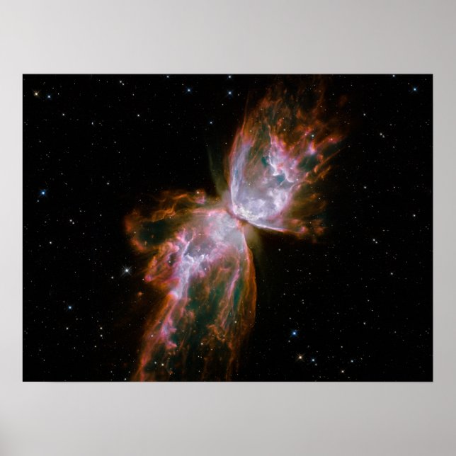 Póster Nebulosa Borboleta (Frente)