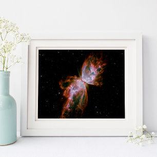 Poster Nebulosa Borboleta Foto Espacial Celestial