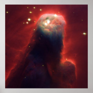 Póster Nebulosa Cone NGC 2264 Tomada pelo Telescópio Hubb