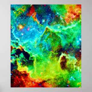 Poster Nebulosa Cósmica - Arte em Nuvem