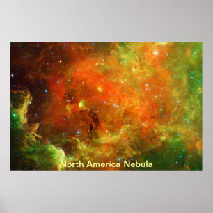 Póster Nebulosa da América do Norte