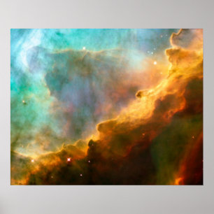 Póster Nebulosa da cisne de Omega, M17
