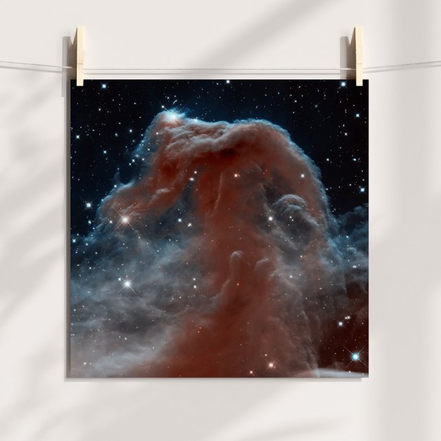 Póster Nebulosa de Cabeça de Cavalo Infravermelho (Infrared Horsehead Nebula Poster)
