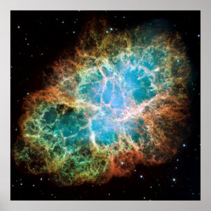 Poster Nebulosa de caranguejo [24" x 24" impressão]