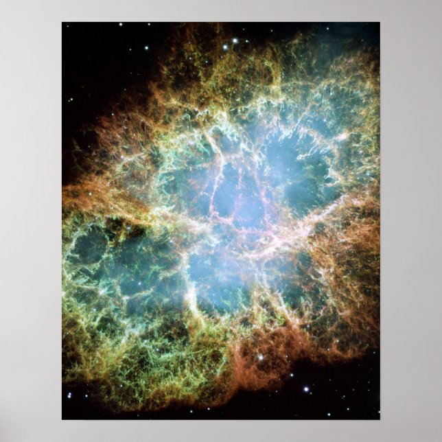 Póster Nebulosa de caranguejo da cerceta (Frente)