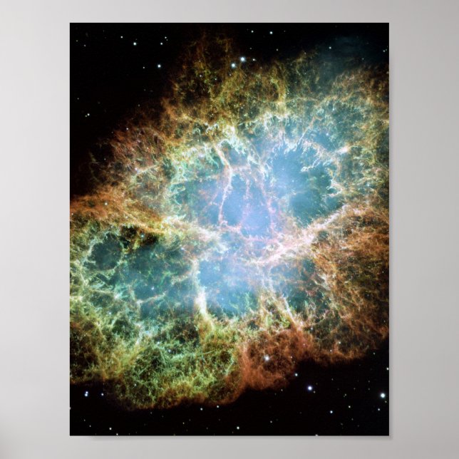 Póster Nebulosa de caranguejo da cerceta (Frente)