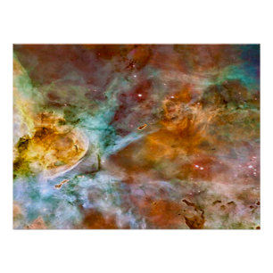 Póster Nebulosa de Eta Carinae em Marrom e Cobre