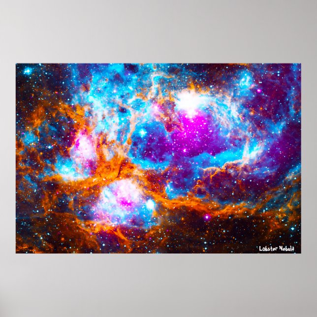 Poster Nebulosa de lagosta (Frente)