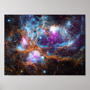Poster Nebulosa de lagosta - Cósmica de inverno Wonderlan