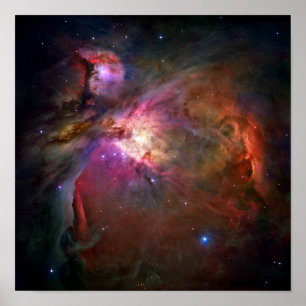 Póster Nebulosa de Orion (telescópio de Hubble)