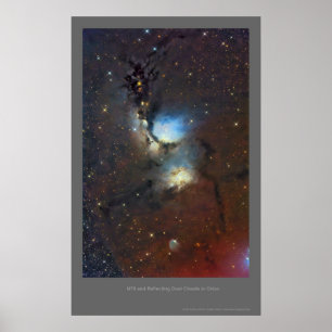 Poster Nebulosa de Reflexão M78 em Órion