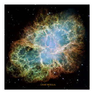 Póster Nebulosa do Caranguejo