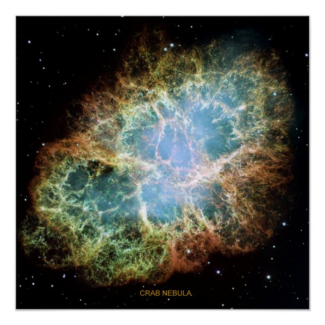 Póster Nebulosa do Caranguejo (Frente)