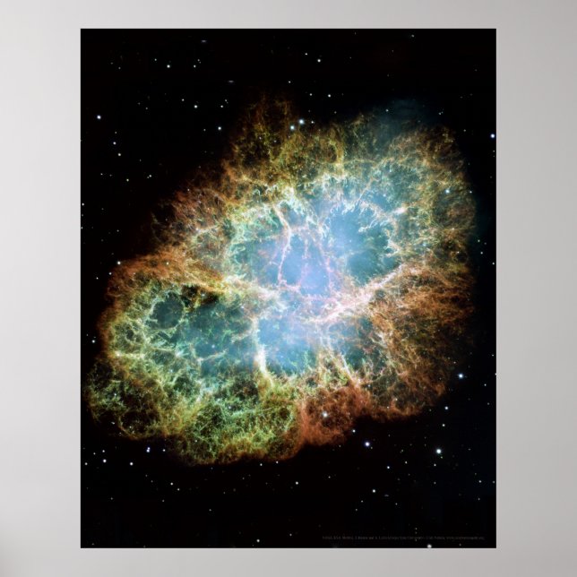 Poster Nebulosa do caranguejo 16x20 (12x18) (Frente)