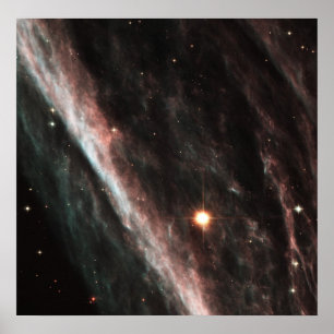 Póster Nebulosa do Lápis: Remanescentes de uma Estrela Ex