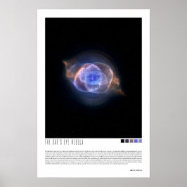 Poster Nebulosa do Olho do Gato (NGC 6543)
