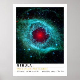 Poster Nebulosa do Olho Educação Espacial