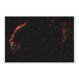 Póster Nebulosa do Véu Oriental – Astrofotografia do Espa
