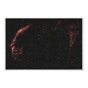 Póster Nebulosa do Véu Oriental – Astrofotografia do Espa
