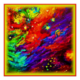 Póster Nebulosa Em Nossa Pintura Universo. Comprar Agora