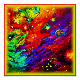 Póster Nebulosa Em Nossa Pintura Universo. Comprar Agora