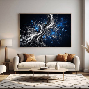 Poster Nebulosa Fractalis