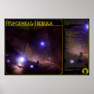 Póster Nebulosa-Impressão de Horsehead
