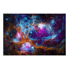 Póster Nebulosa Lagosta ou NGC 6357, ZGOA