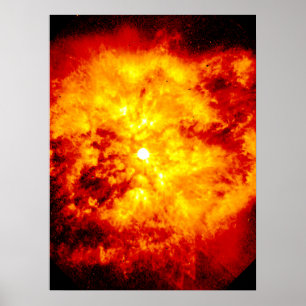 Póster Nebulosa M1-67 em torno do Star WR124