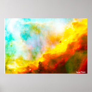 Poster Nebulosa Ômega