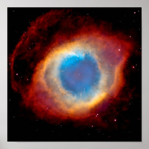 Póster Nebulosa Planetária Hélice NGC 7293 - Olho de Deus