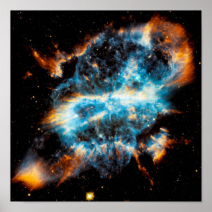 Poster Nebulosa Planetária NGC 5189 - Foto do Hubble no E