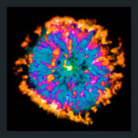 Poster Nebulosa Planetária NGC 6751 Pop Art Psicodélico<br><div class="desc">O telescópio Hubble, da Nasa, espionou um ‘olho’ celeste gigante, conhecido como nebulosa planetária NGC 6751, brilhando na constelação de Aquila, a nebulosa é uma nuvem de gás ejetada há vários milhares de anos da estrela quente visível em seu centro. A perda de suas camadas externas gasosas expõe o núcleo...</div>