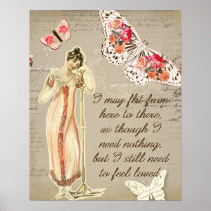 Póster Necessidade de sentir amado
