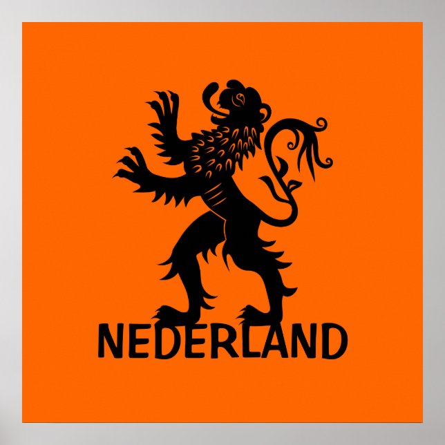 Poster Nederland Lion (Frente)