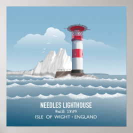 Poster Needles Lighthouse