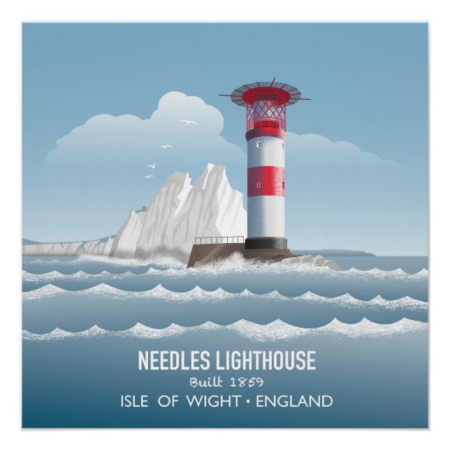 Póster Needles Lighthouse (Frente)