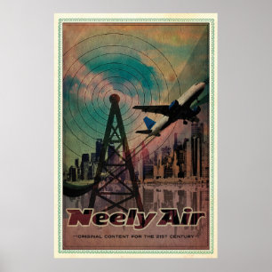 Póster Neely Air Logo poster, LARGE