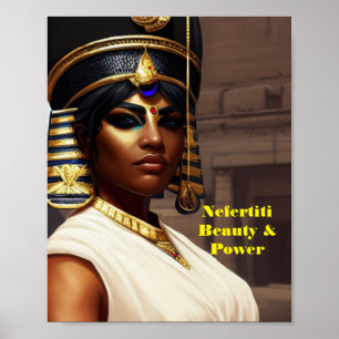 Poster Nefertiti, Beleza e Poder