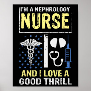 Poster Nefrologia Enfermeira Em Boa Diálise Nu