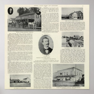 Poster Negócios de Petaluma, Califórnia