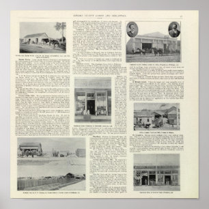 Poster Negócios de Petaluma, Califórnia