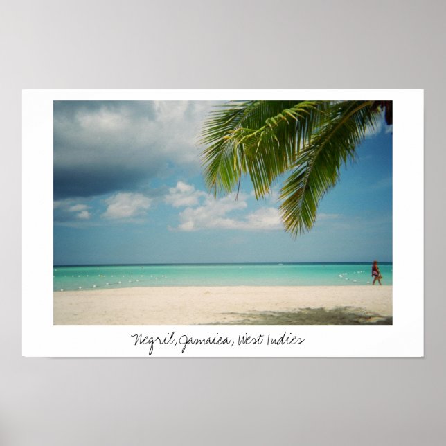 Póster Negril, Jamaica (Frente)